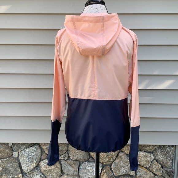 COLUMBIA Flash Forward Women’s Windbreaker - Peach Cloud/Nocturnal - Picture 11 of 16